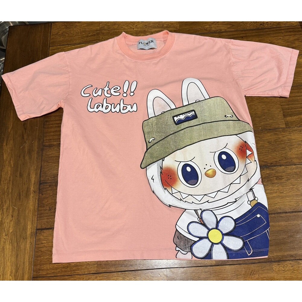 Cute!! Labubu T-Shirt from Korea Size L